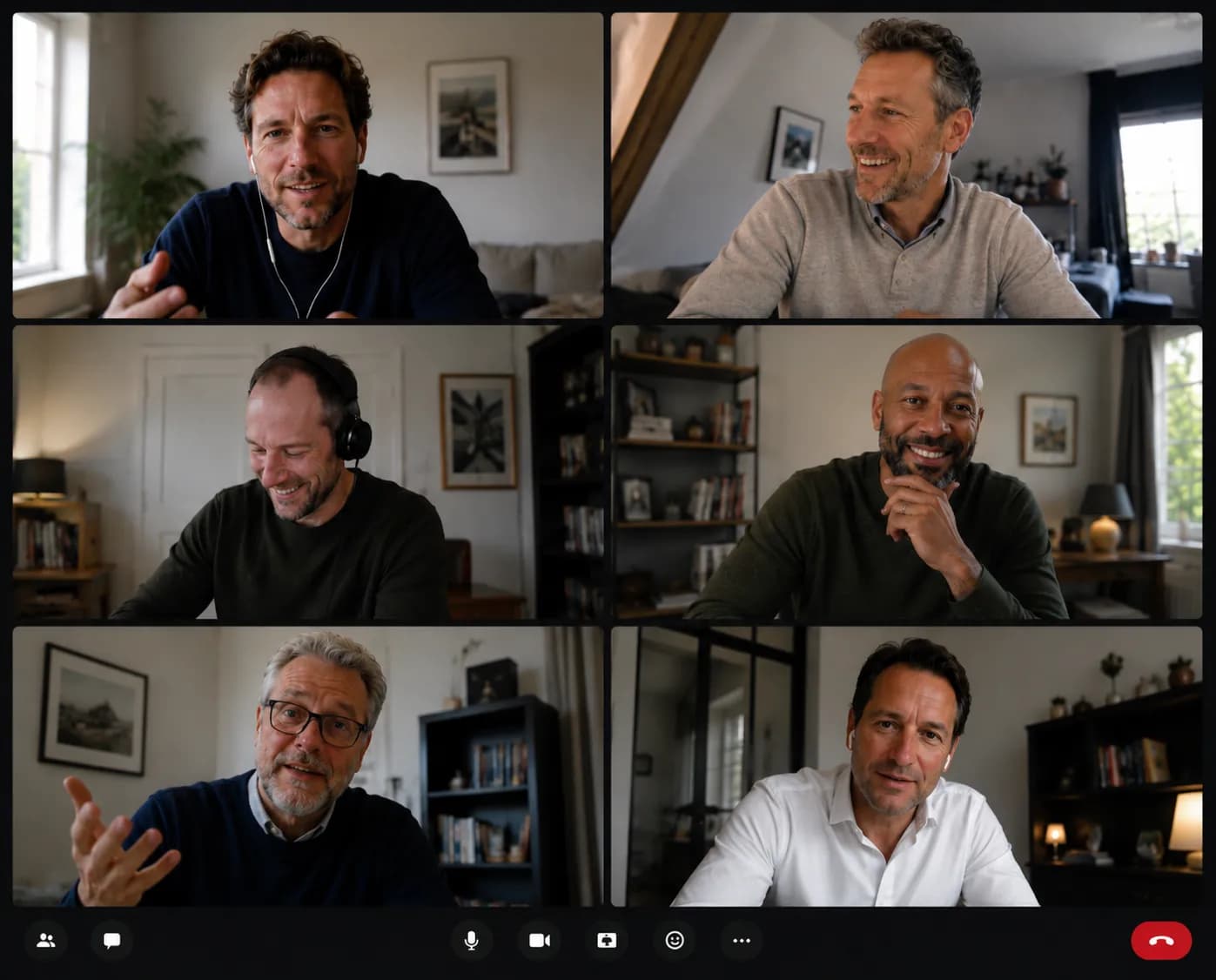 Een Council Circle komt maandelijks online samen